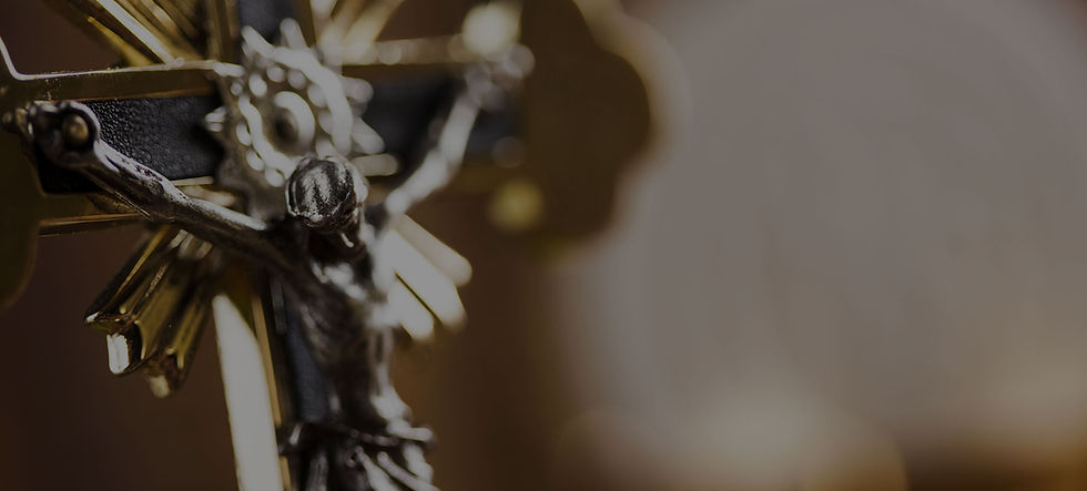 A silver crucifix